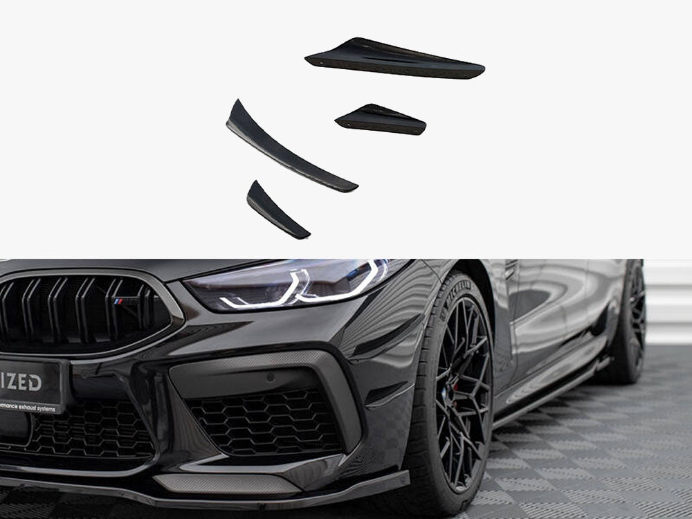 Front Bumper Wings (Canards) BMW M8 Gran Coupe F93 / Coupe F92