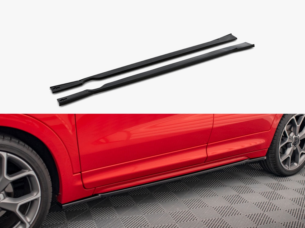 Side Skirts Diffusers Fiat 500X Sport Mk1 Facelift
