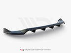 Central Rear Splitter (Vertical Bars) Jeep Compass Limited Mk2 Facelift