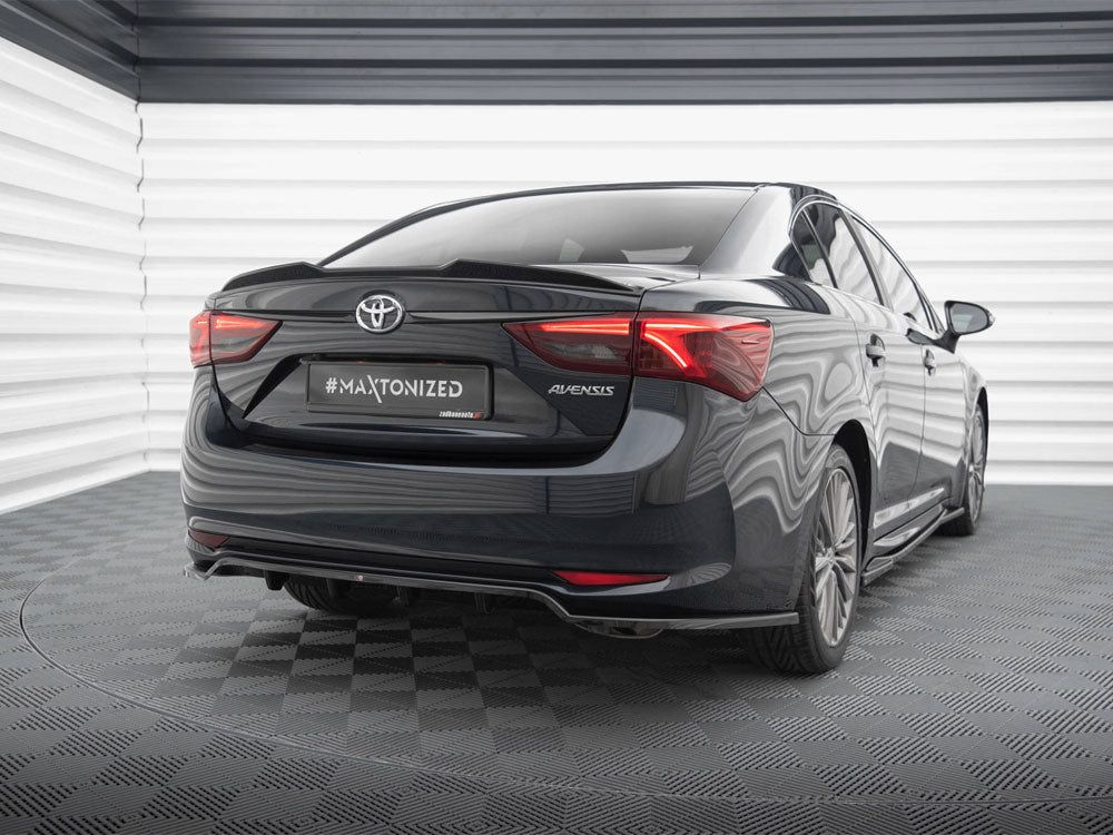 Rear Splitter (Vertical Bars) Toyota Avensis Sedan Mk3 Facelift