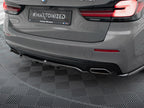 Central Rear Splitter (Vertical Bars) BMW 5 G30 / G31 Facelift