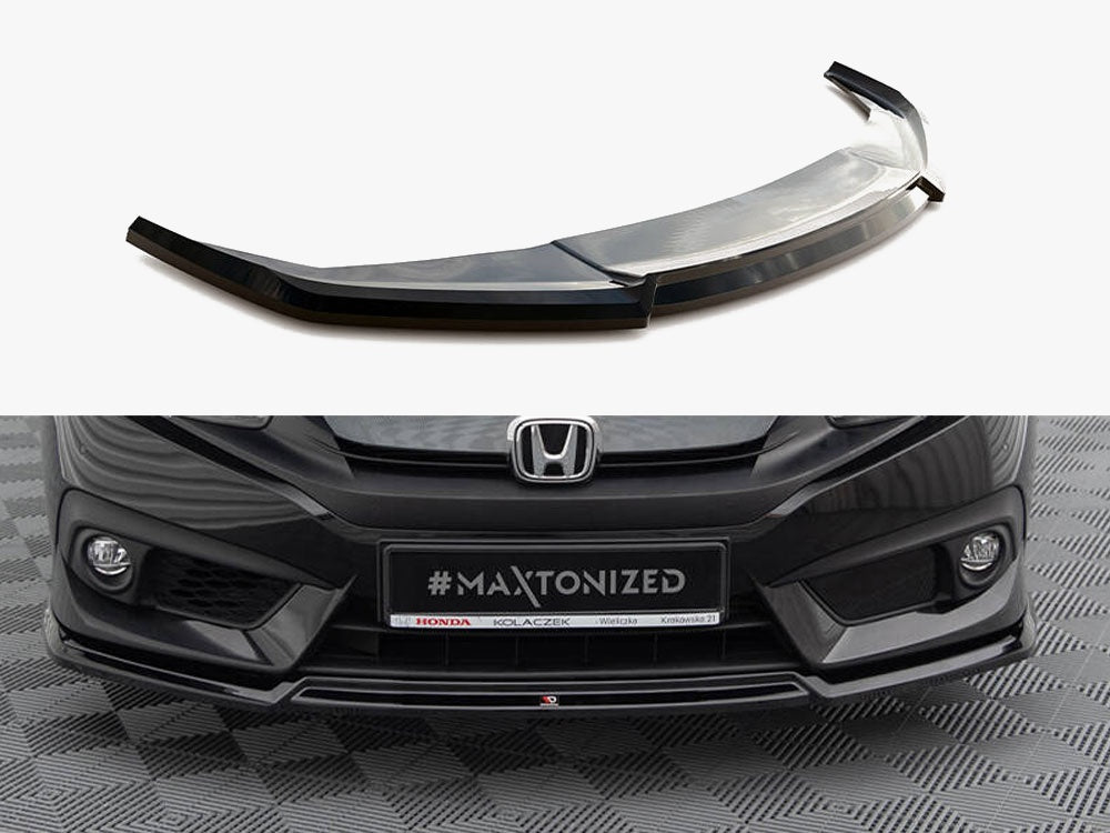 Front Splitter V.2 Honda Civic Mk10