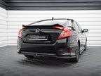 Central Rear Splitter (Vertical Bars) Honda Civic Mk10