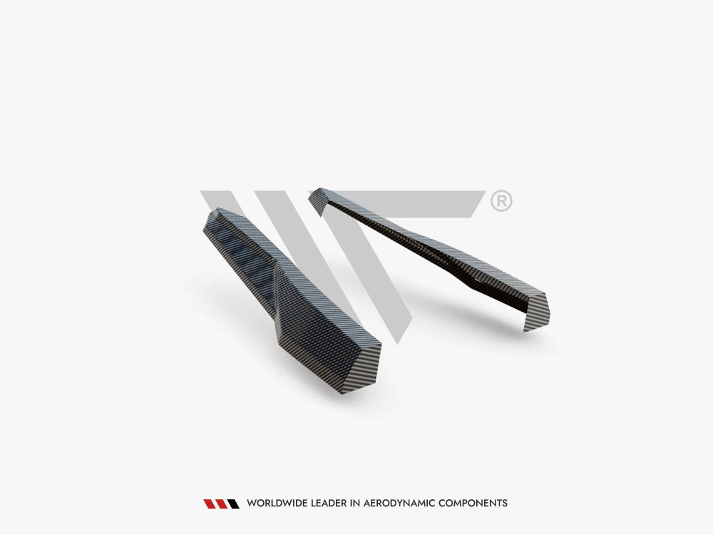 Carbon Fiber Rear Side Splitters Audi RSQ8 Mk1