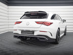 Spoiler CAP Mercedes-Benz CLA Shooting Brake AMG-Line X118 - Carbon Look