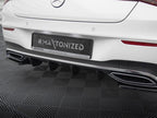 Rear Valance Mercedes-Benz CLA AMG-Line X118 - Carbon Look