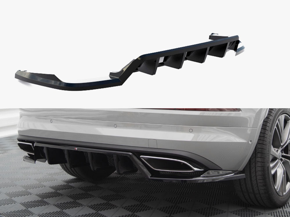 Rear Splitter (Vertical Bars) Skoda Kodiaq RS Mk1 Facelift