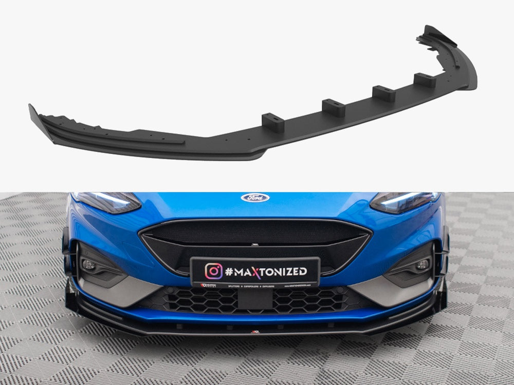 Street PRO Front Splitter + Flaps Ford Focus ST / ST-Line Mk4