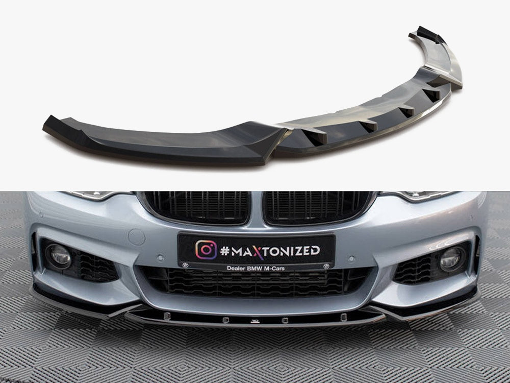 Front Splitter V.3 BMW 4 Coupe / Gran Coupe / Cabrio M-Pack F32 / F36 / F33
