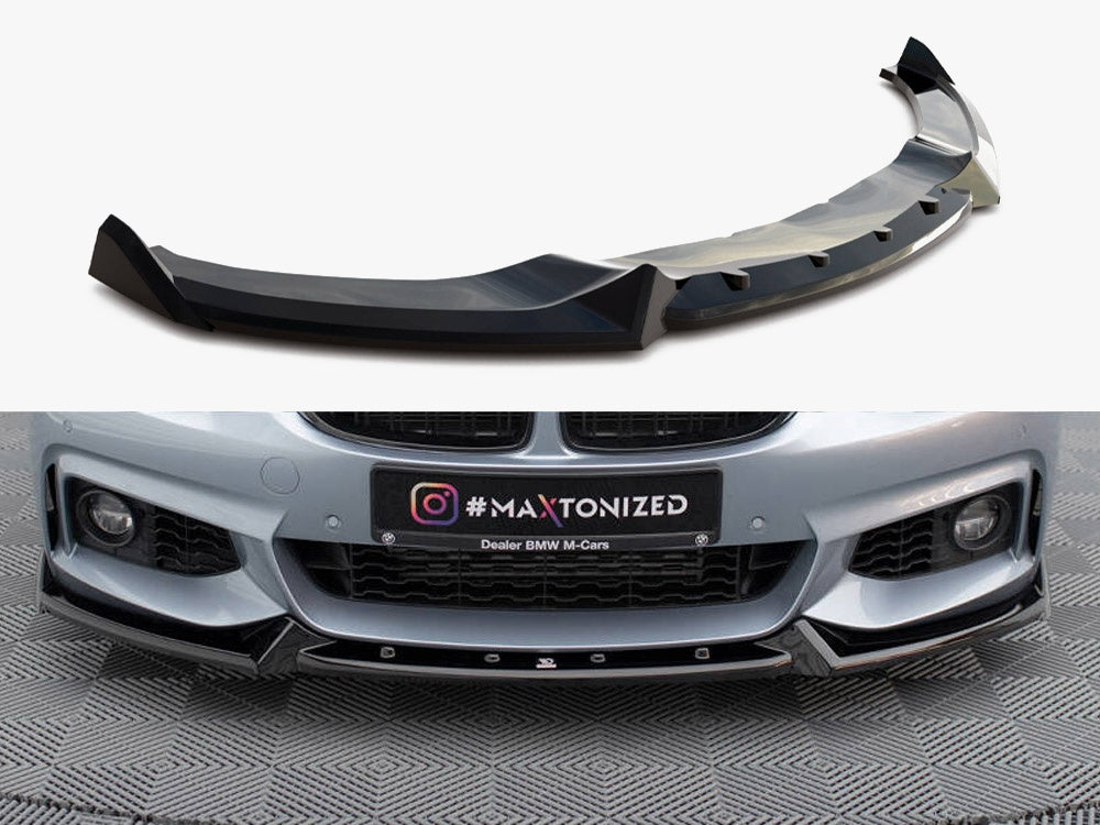 Front Splitter V.4 BMW 4 Coupe / Gran Coupe / Cabrio M-Pack F32 / F36 / F33