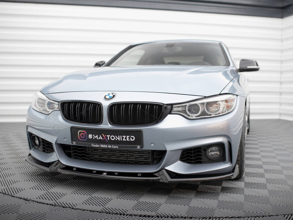 Front Splitter V.4 BMW 4 Coupe / Gran Coupe / Cabrio M-Pack F32 / F36 / F33