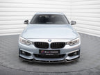 Front Splitter V.4 BMW 4 Coupe / Gran Coupe / Cabrio M-Pack F32 / F36 / F33