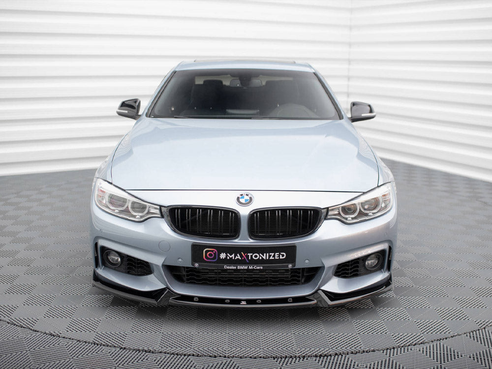 Front Splitter V.4 BMW 4 Coupe / Gran Coupe / Cabrio M-Pack F32 / F36 / F33