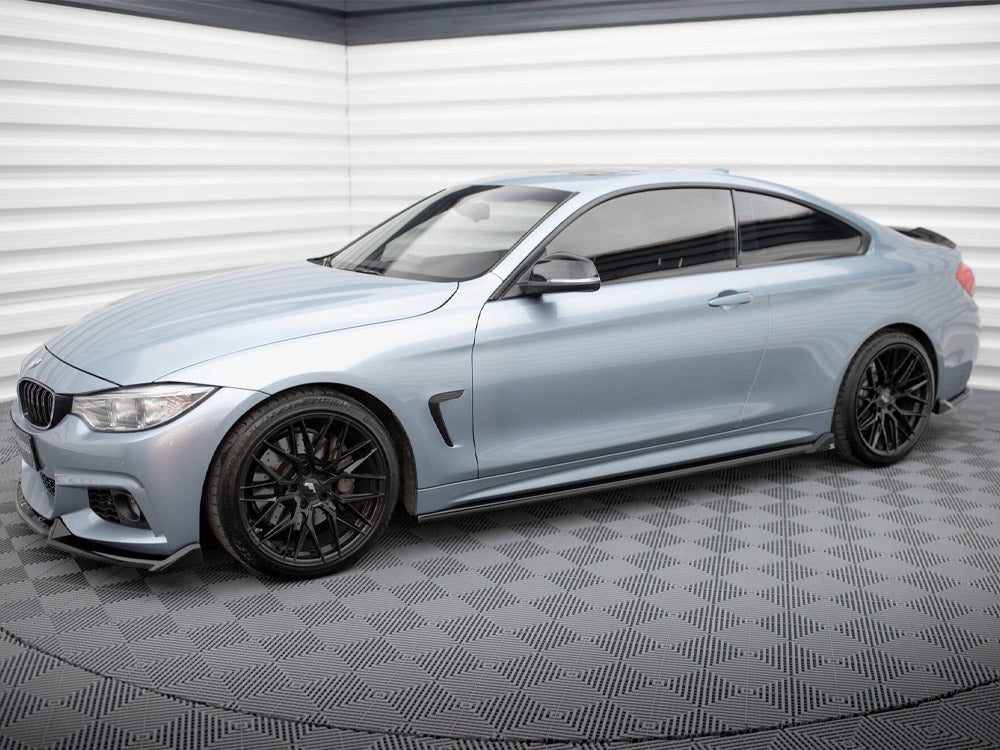 Side Skirts Diffusers V.2 BMW 4 Coupe / Gran Coupe / Cabrio M-Pack F32 / F36 / F33