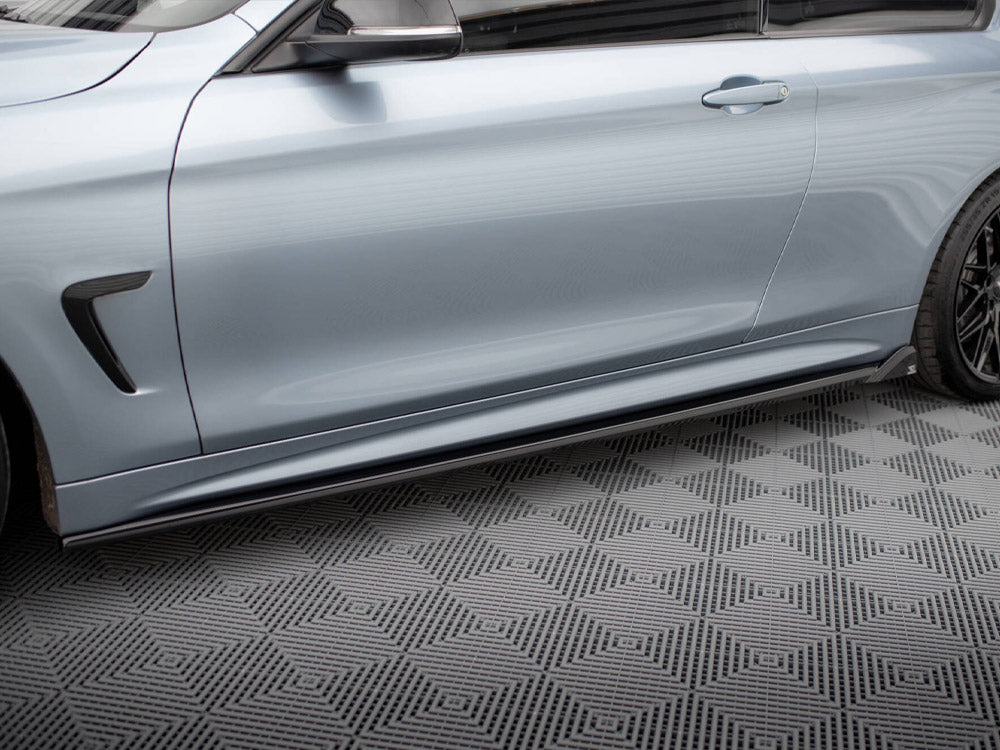 Side Skirts Diffusers V.2 BMW 4 Coupe / Gran Coupe / Cabrio M-Pack F32 / F36 / F33