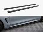 Street PRO Side Skirts Diffusers BMW 4 Coupe / Gran Coupe / Cabrio M-Pack F32 / F36 / F33