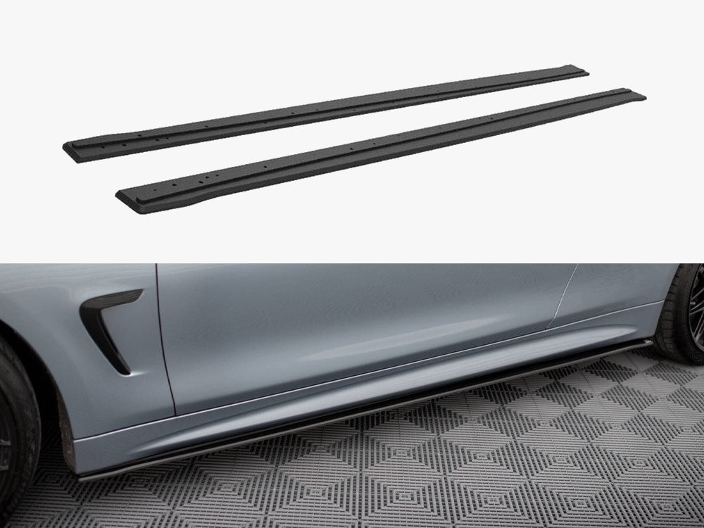Street PRO Side Skirts Diffusers BMW 4 Coupe / Gran Coupe / Cabrio M-Pack F32 / F36 / F33