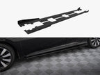Street PRO Side Skirts Diffusers + Flaps Honda Civic Mk10