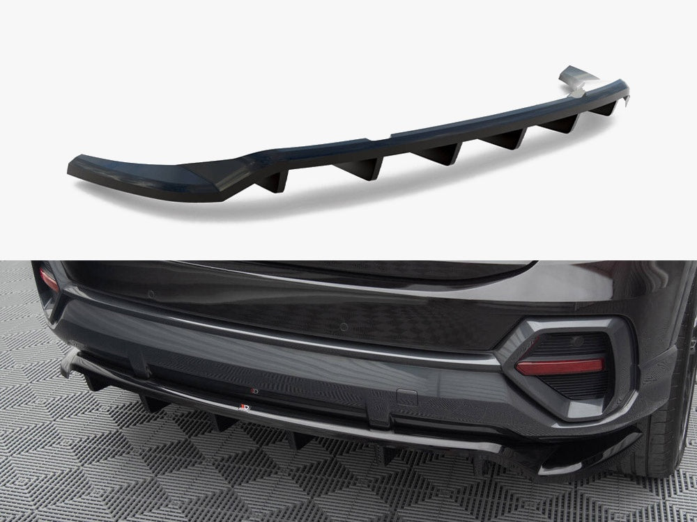 Central Rear Splitter (Vertical Bars) Audi Q3 Sportback F3