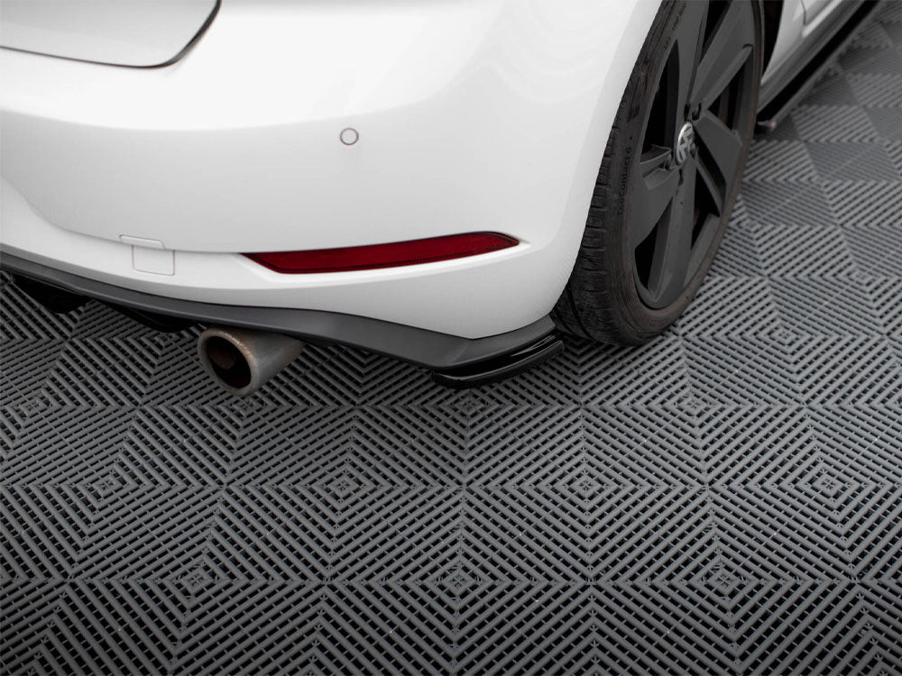 Rear Side Splitters VW Golf 7 GTI Facelift - Carbon Look