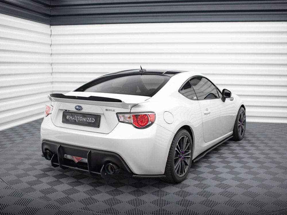 Rear Side Splitters V.1 Subaru BRZ Mk1 / Mk1 Facelift - Carbon Look