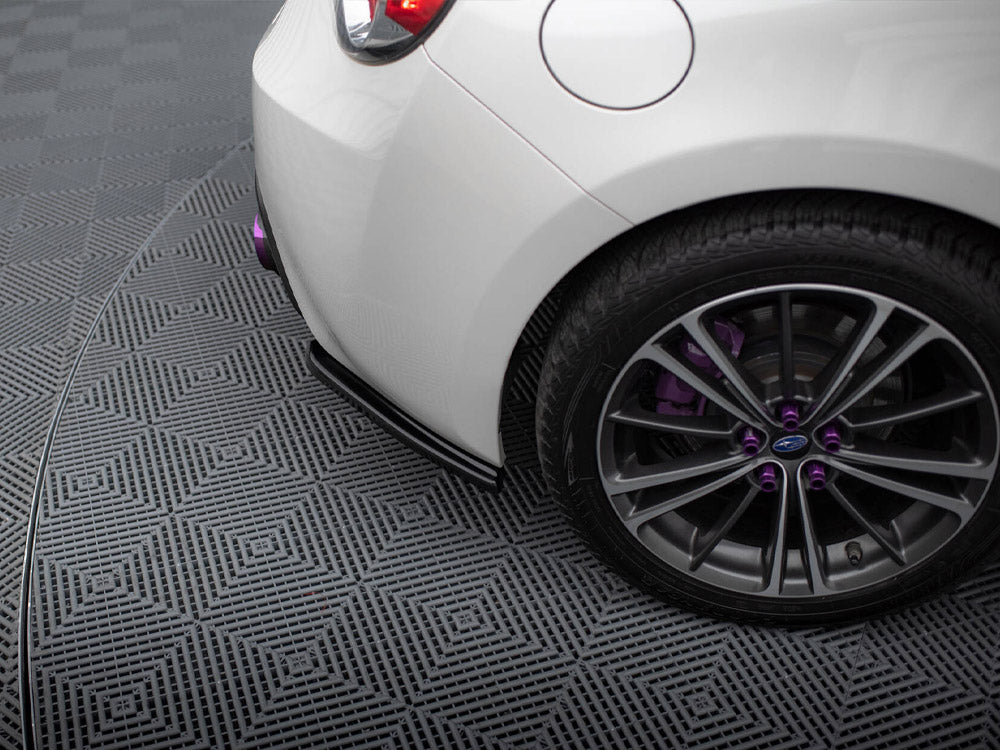 Rear Side Splitters V.1 Subaru BRZ Mk1 / Mk1 Facelift - Textured