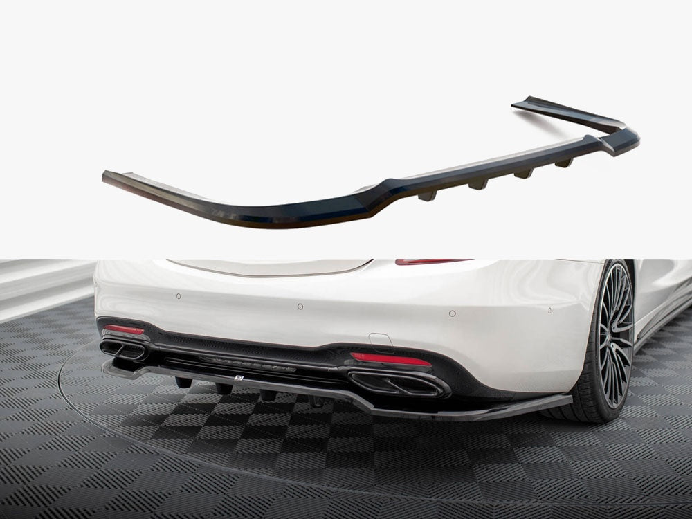 Rear Splitter (Vertical Bars) Mercedes-Benz S AMG-Line W222 Facelift