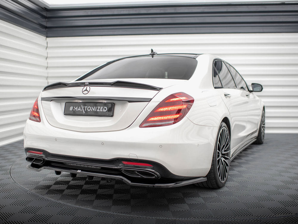 Rear Splitter (Vertical Bars) Mercedes-Benz S AMG-Line W222 Facelift