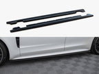 Side Skirts Diffusers Porsche Panamera GTS 971 - Textured