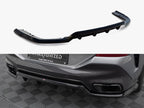 Central Rear Splitter (Vertical Bars) V.1 BMW X6 M-Pack G06 Facelift