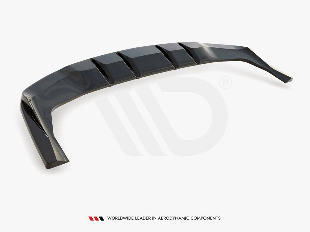 Rear Splitter (Vertical Bars) Mercedes-Benz GLE Coupe AMG-Line C167 / C167 Facelift
