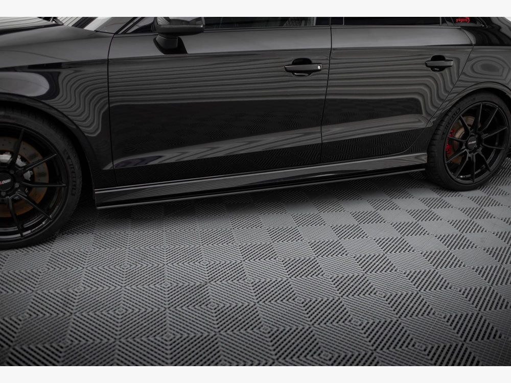 Street PRO Side Skirts Diffusers Audi RS3 Sedan 8V Facelift