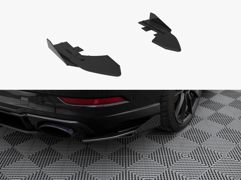 Street Pro Rear Side Splitters + Flaps Audi RS3 Sedan 8V Facelift