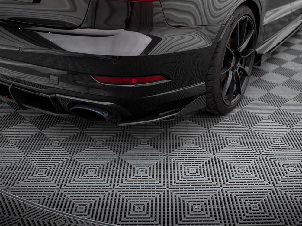 Street Pro Rear Side Splitters + Flaps Audi RS3 Sedan 8V Facelift