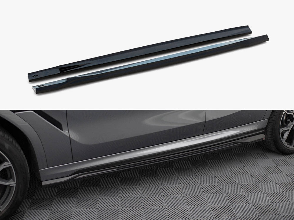 Side Skirts Diffusers V.1 BMW X6 M-Pack G06 Facelift
