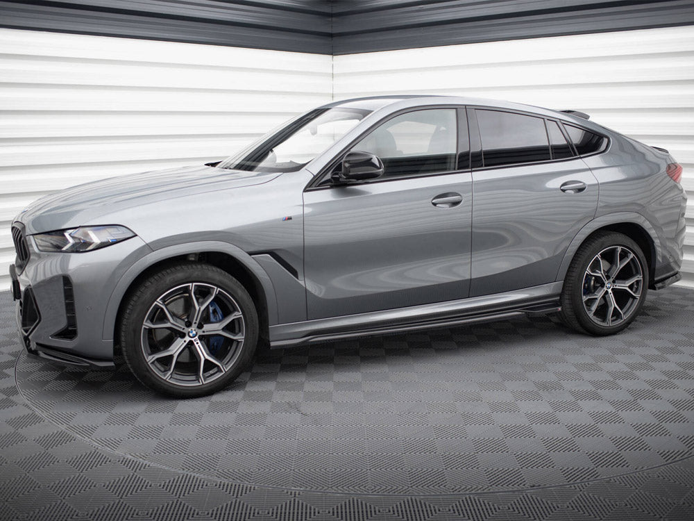 Side Skirts Diffusers V.1 BMW X6 M-Pack G06 Facelift