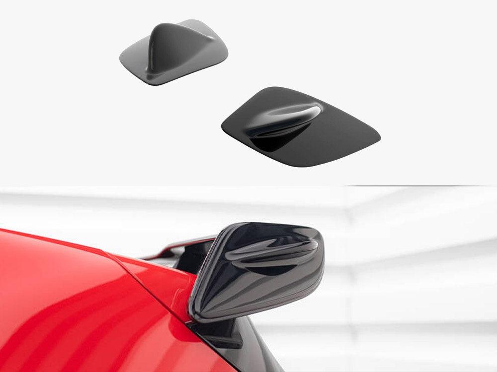 Spoiler Side Extensions Mercedes A W176 AMG Facelift - Textured