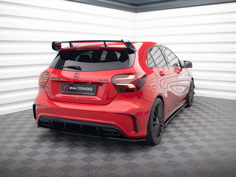 Spoiler Side Extensions Mercedes A W176 AMG Facelift - Textured