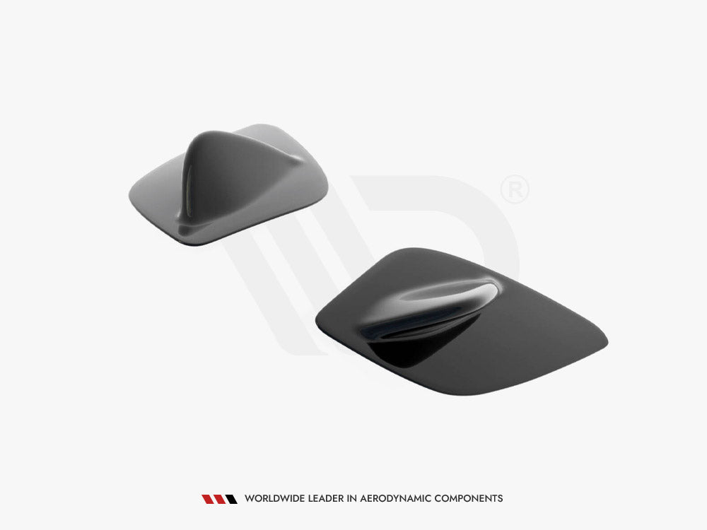 Spoiler Side Extensions Mercedes A W176 AMG Facelift - Textured