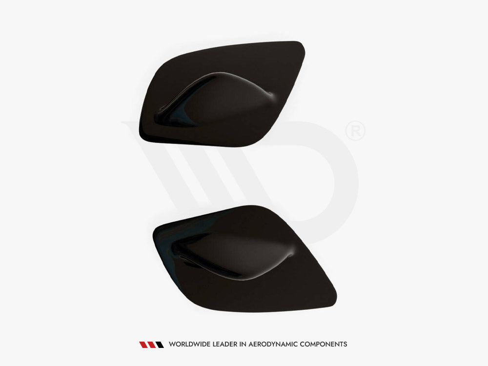 Spoiler Side Extensions Mercedes A W176 AMG Facelift - Textured