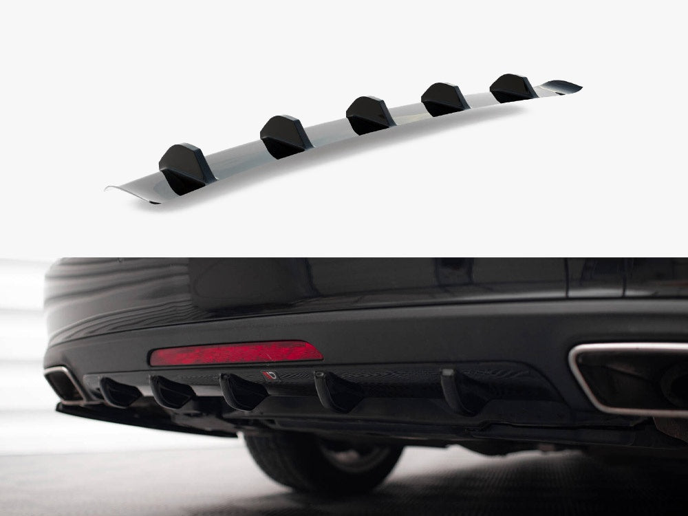 Rear Valance Mercedes-Benz CLS C218 - Carbon Look