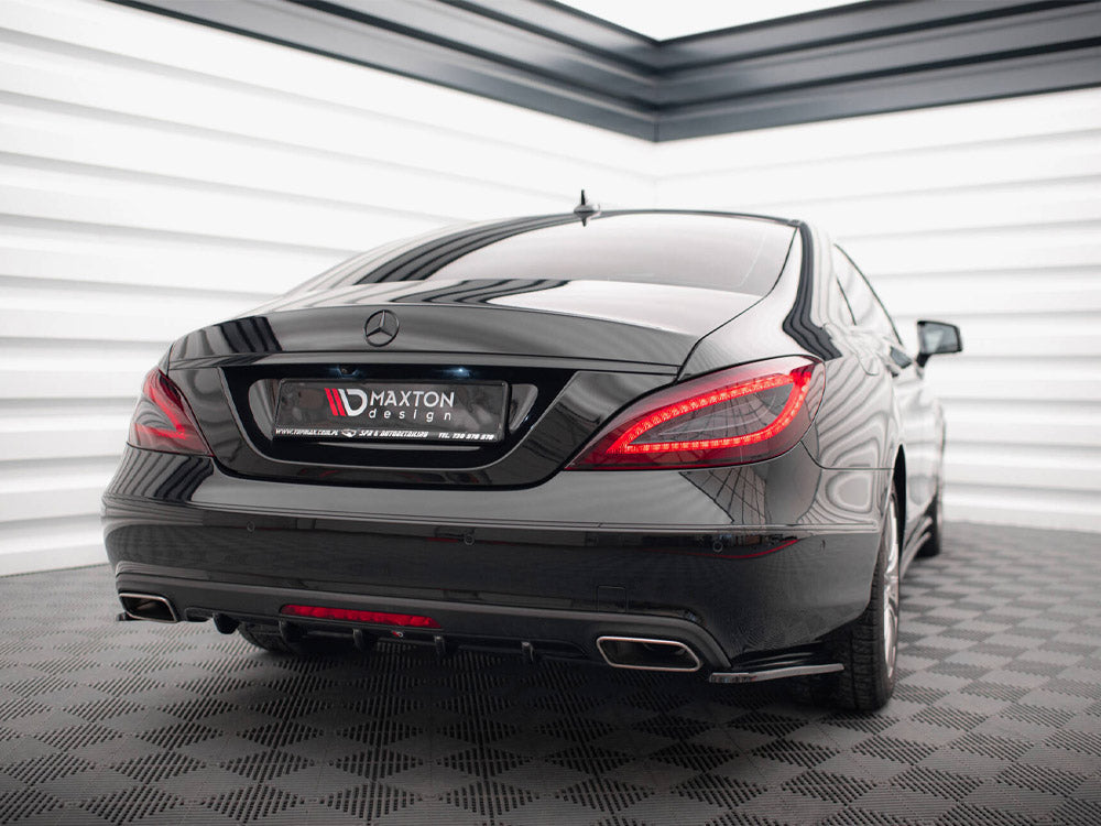 Rear Valance Mercedes-Benz CLS C218 - Carbon Look
