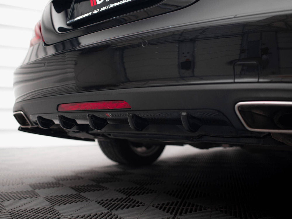 Rear Valance Mercedes-Benz CLS C218 - Carbon Look