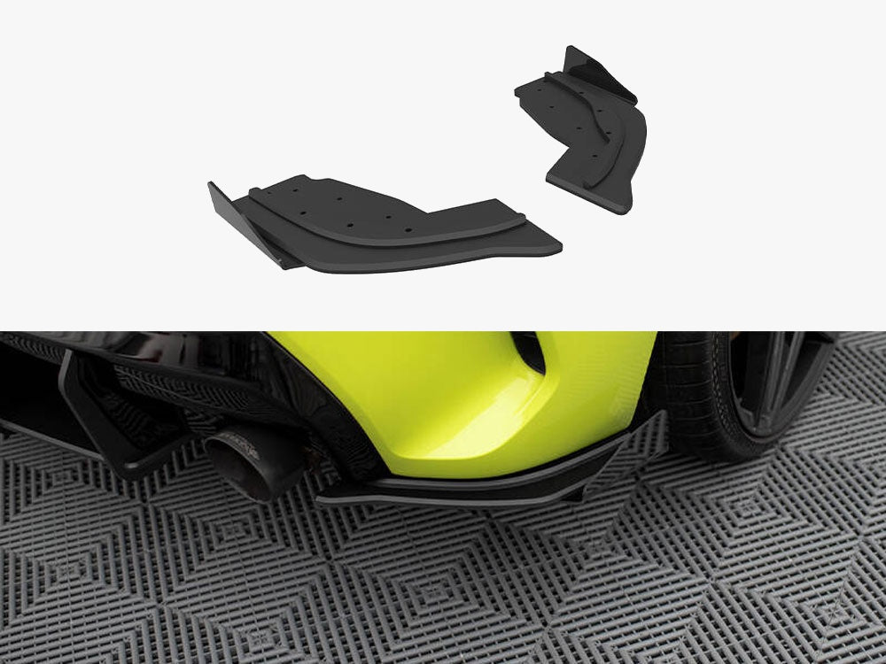 Street Pro Rear Side Splitters V.1 + Flaps V.1 BMW 1 F40 M-Pack / M135i