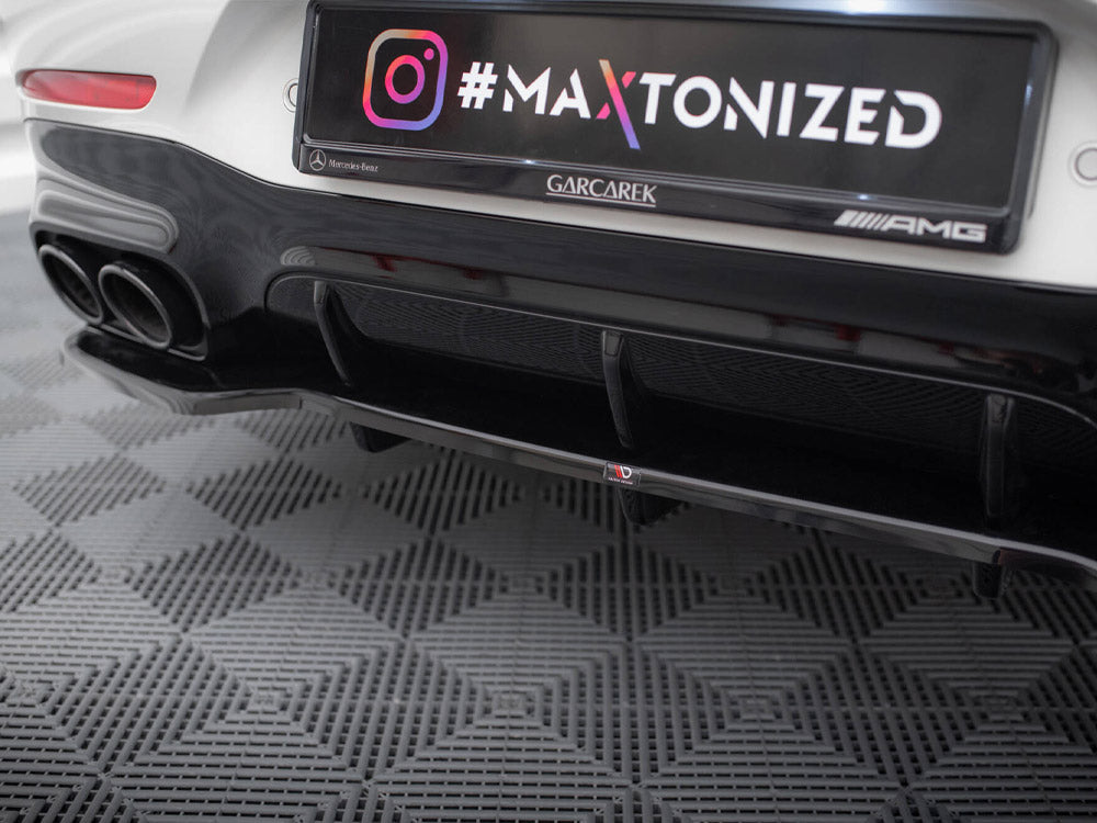 Rear Splitter (Vertical Bars) Mercedes-AMG GT 43 4 Door Coupe V8 Styling Package
