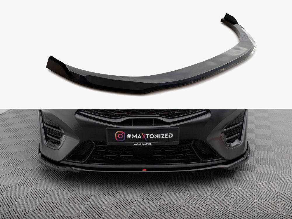 Front Splitter V.1 Kia Proceed GT Mk3 Facelift / Ceed GT / GT - Line Mk1 Facelift