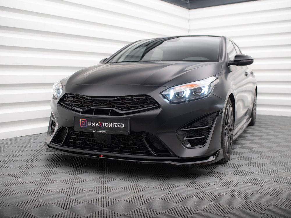 Front Splitter V.1 Kia Proceed GT Mk3 Facelift / Ceed GT / GT - Line Mk1 Facelift