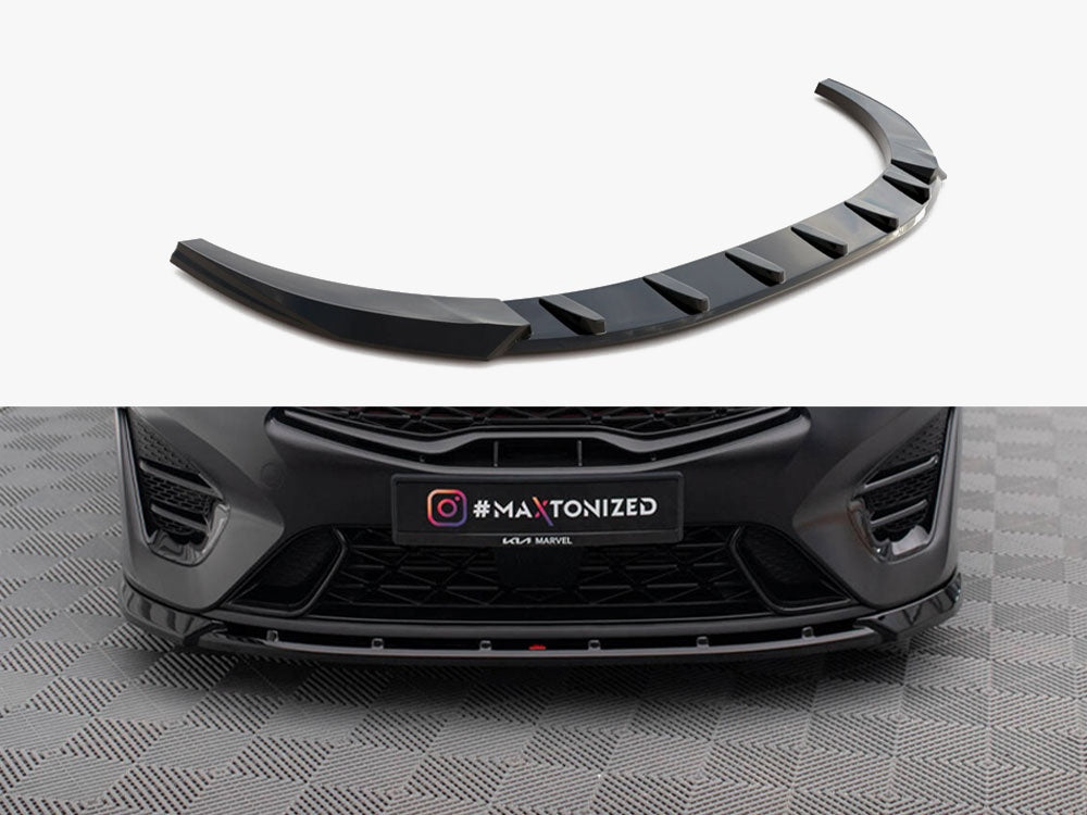 Front Splitter V.2 Kia Proceed GT Mk3 Facelift / Ceed GT / GT - Line Mk1 Facelift