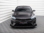 Street PRO Front Splitter + Flaps Kia Proceed GT Mk3 Facelift / Ceed GT / GT - Line Mk1 Facelift