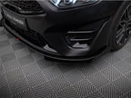 Street PRO Front Splitter + Flaps Kia Proceed GT Mk3 Facelift / Ceed GT / GT - Line Mk1 Facelift